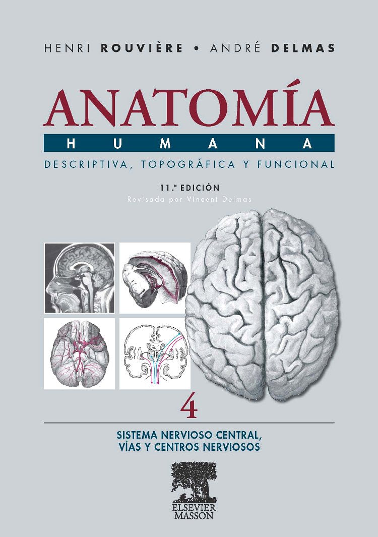 ROUVIÈRE, H., ANATOMÍA HUMANA DESCRIPTIVA, TOPOGRÁFICA Y FUNCIONAL. TOMO 4. SISTEMA NERVIOSO CENTRAL. VÍAS Y CENTROS NERVIOSOS 11 ED. © 2005 R 2019