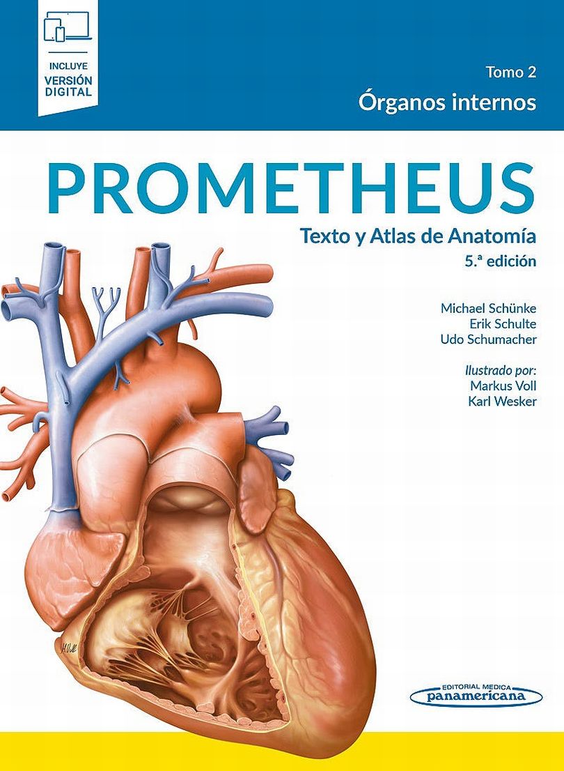 PROMETHEUS. TEXTO Y ATLAS DE ANATOMÍA. ÓRGANOS INTERNOS / 5 ED. / TOMO 2