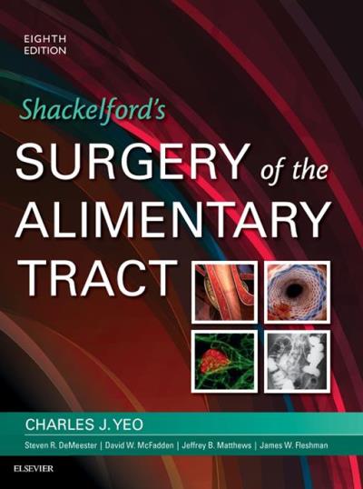 YEO. Shackelford's Surgery of the Alimentary Tract, 2 Volume Set, 8th Edition