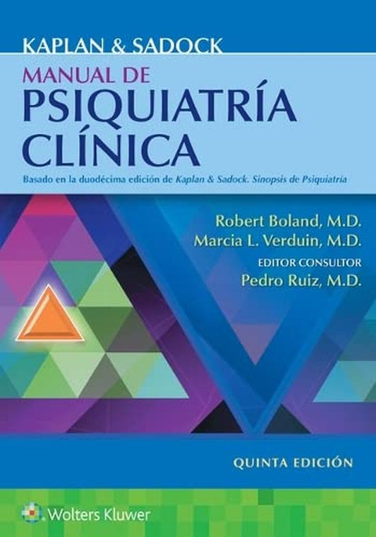 BOLAND - KAPLAN & SADOCK. MANUAL DE PSIQUIATRIA CLINICA