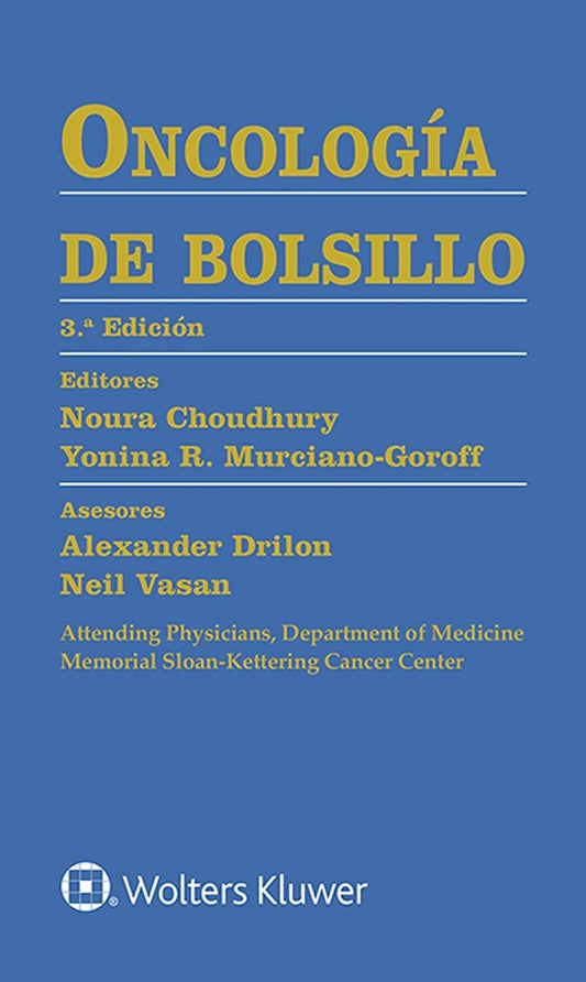DRILON - ONCOLOGIA DE BOLSILLO 3a 2023
