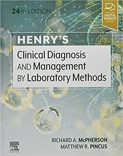 HENRY'S CLINICAL DIAGNOSIS AND MANAGEMENT BY LABORATORY METHODS 24TH EDICIÓN (Sobre Pedido)