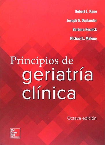 PRINCIPIOS DE GERIATRIA CLINICA- EDICIÓN 8- AÑO 2018